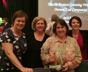 Lesley Boucher, Kathy Benson, Sue Lynd honored with 50 fastest-growing women-owned/led companies award